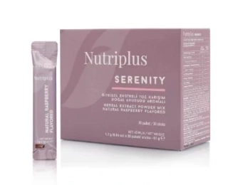 Nutriplus Serenity čaj s malinovou příchutí, 1,7 g x 30 ks