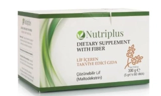 Nutriplus Doplněk stravy s vlákninou, 300 g ℮ 5 g x 60 ks