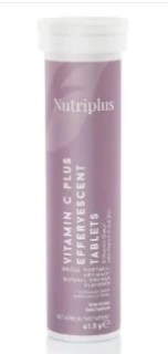 Nutriplus Vitamín C 15 šumivých tbl., 61,5 g